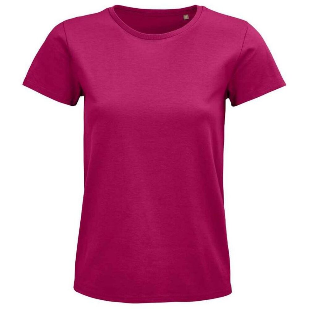 SOLS Womens/Ladies Pioneer T-Shirt / Fuchsia